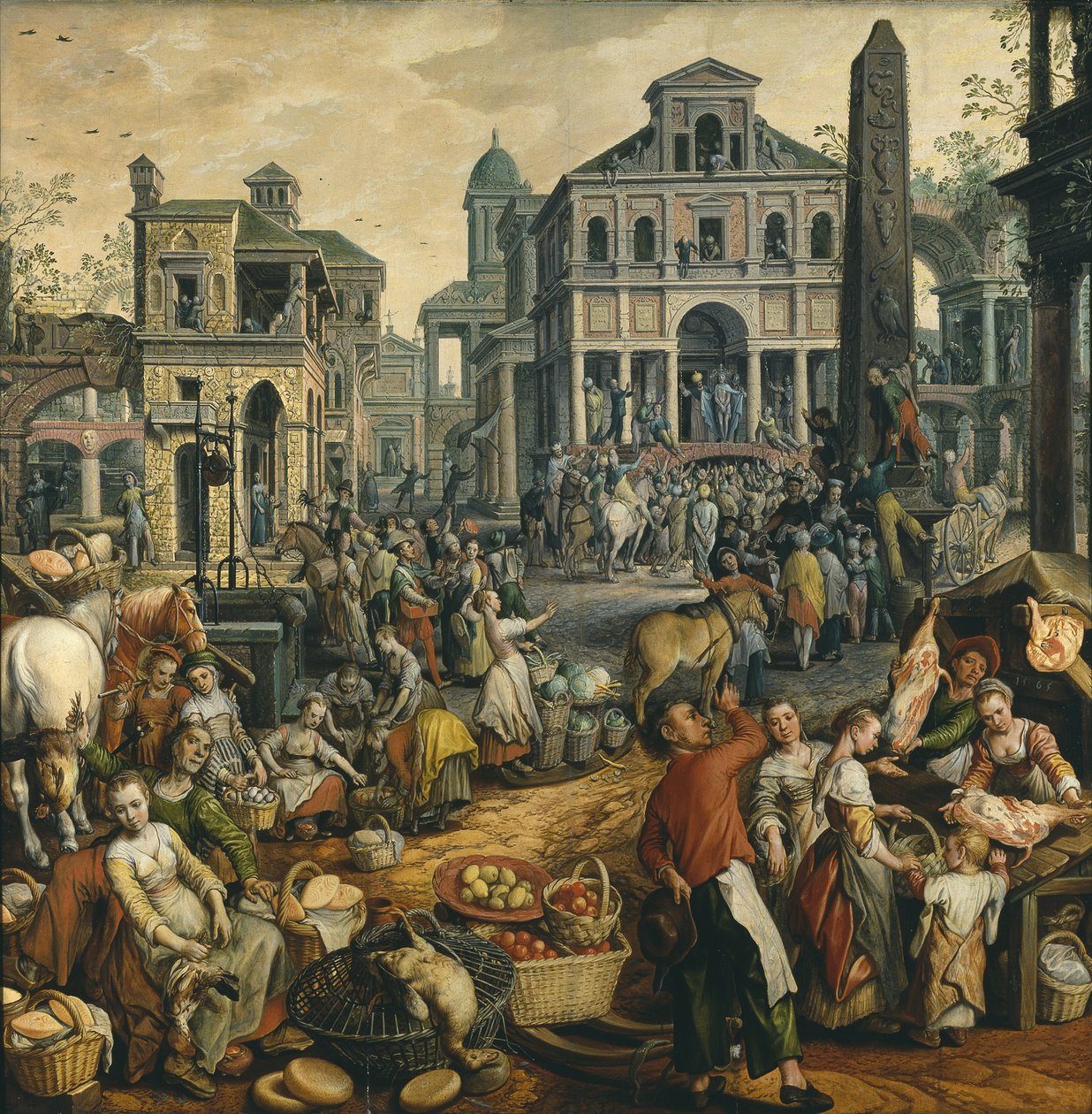 Scena di mercato con Ecce Homo da Joachim Beuckelaer