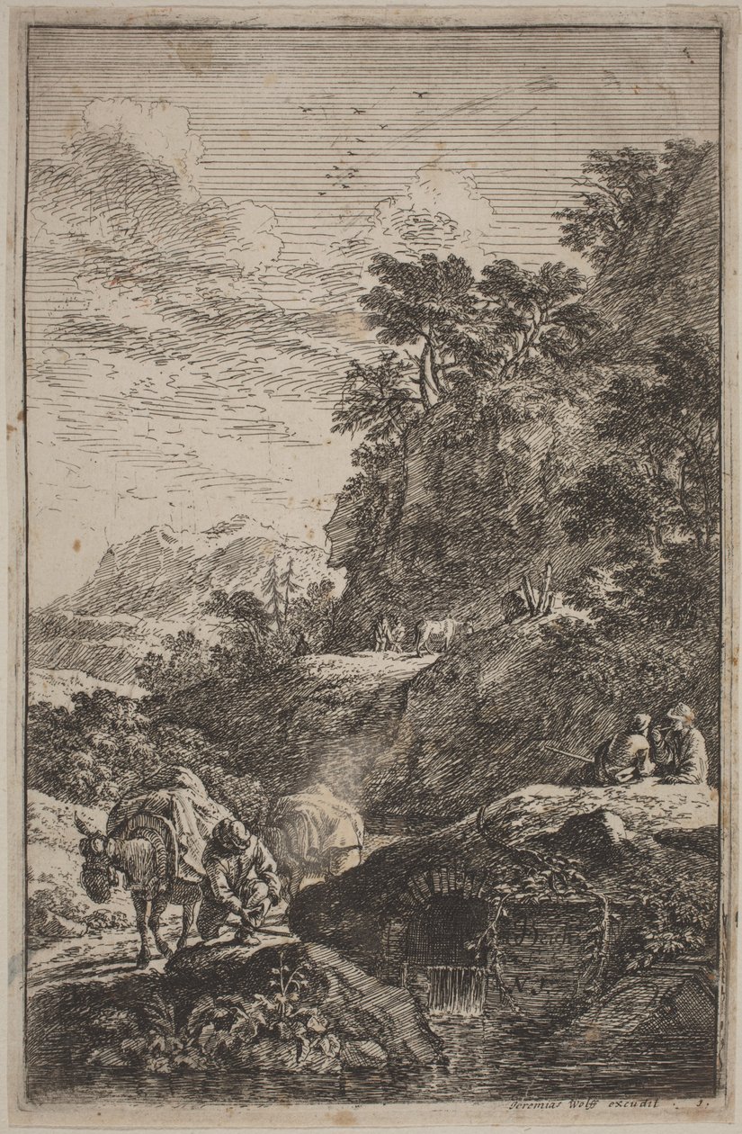Paesaggi nello stile di Salvator Rosa da Joachim Franz Beich