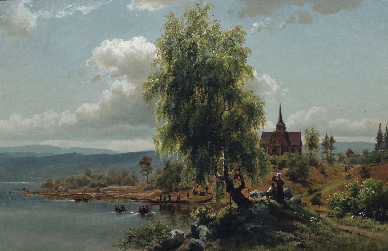 Chiesa sul fiordo da Joachim Frich