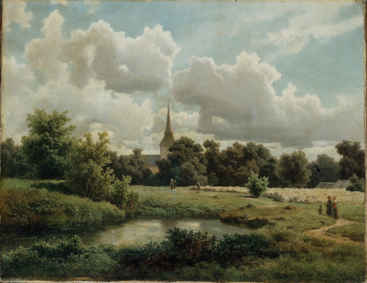Chiesa di Eidsvoll da Joachim Frich