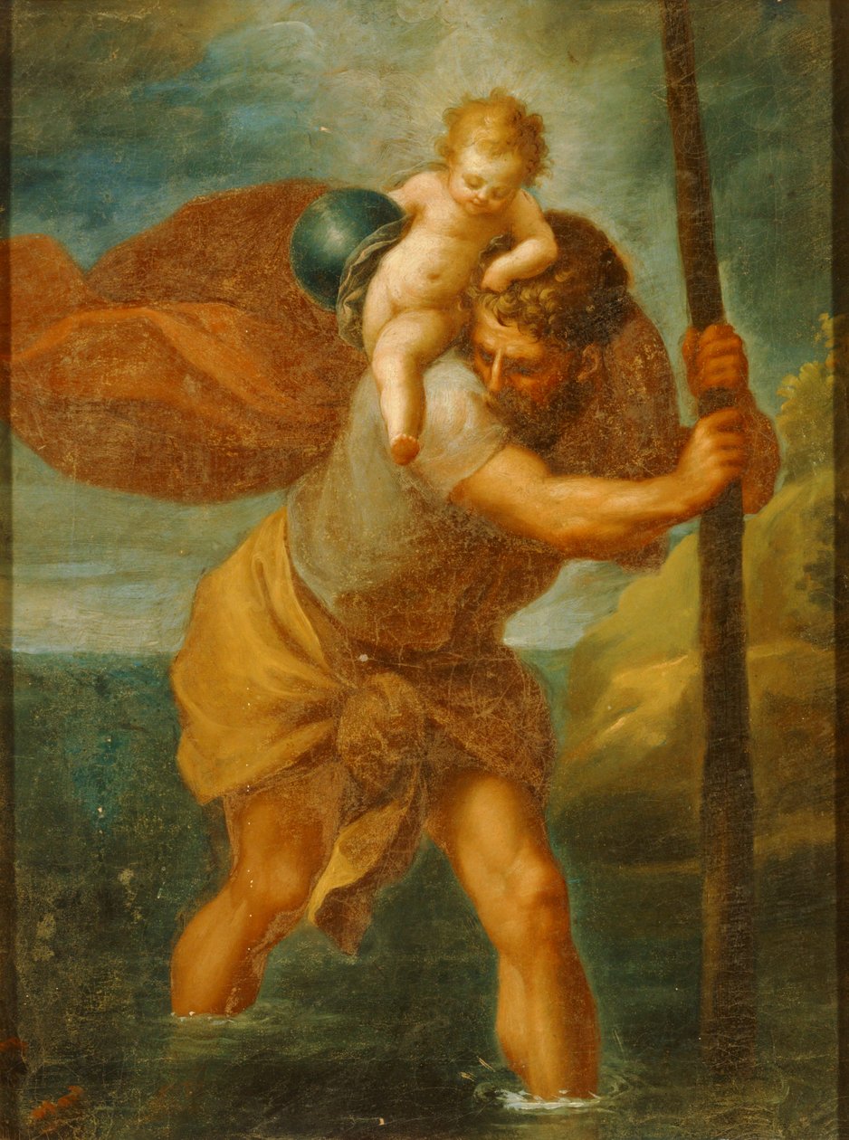 San Cristoforo (dipinto) da Joachim Patenier or Patinir