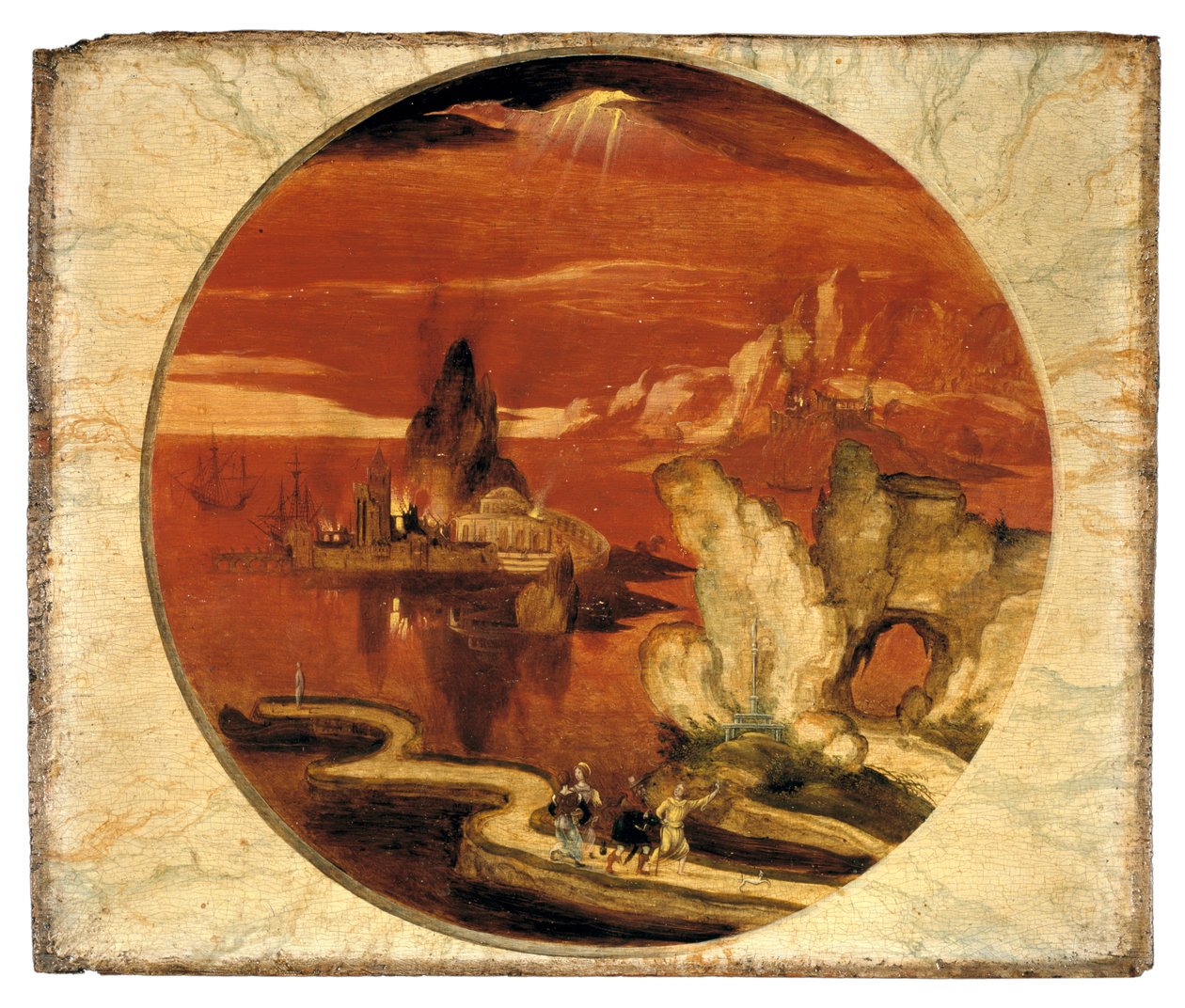 Sodoma e Gomorra in fiamme da Joachim Patenier