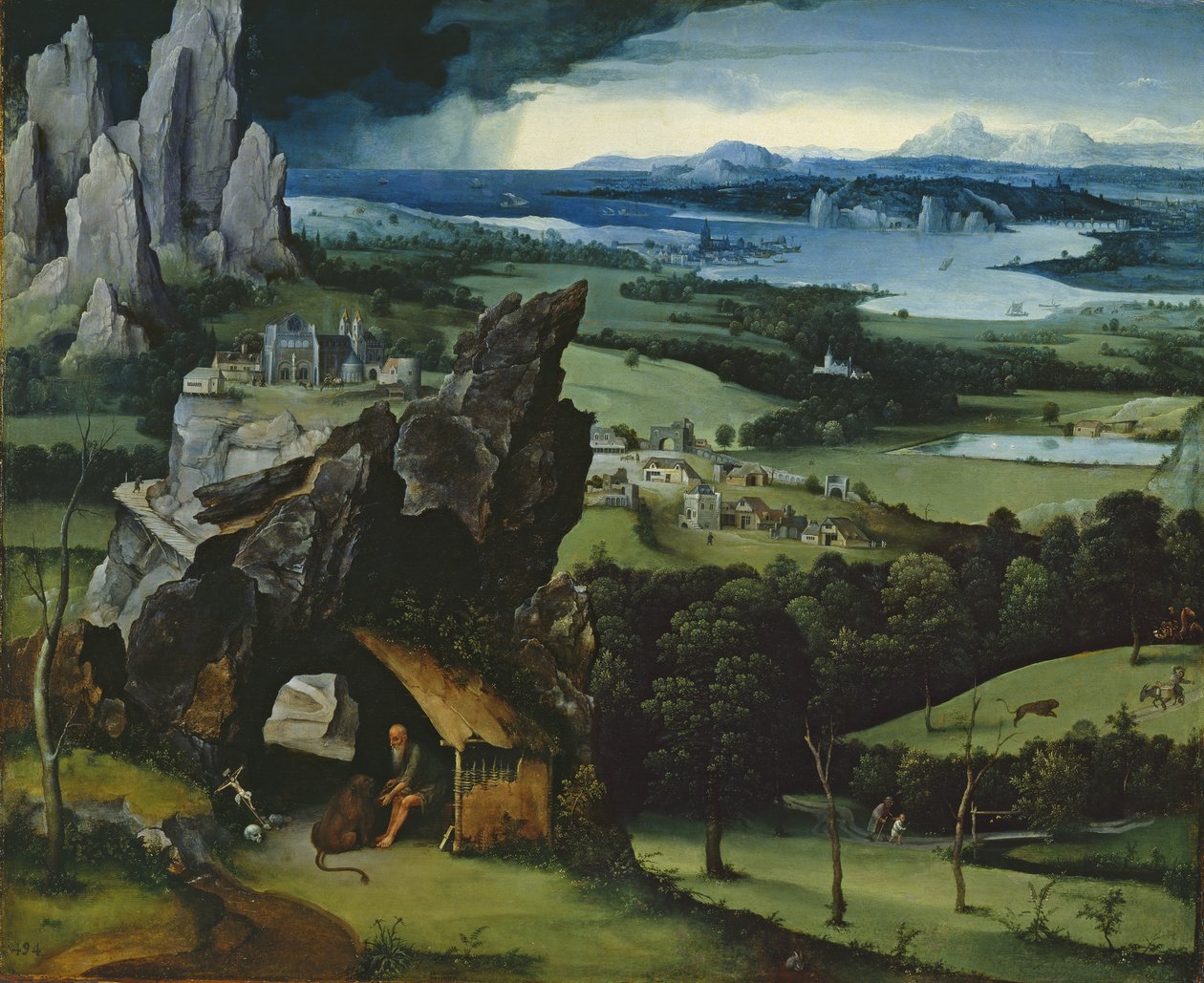 Paesaggio con San Girolamo da Joachim Patinir