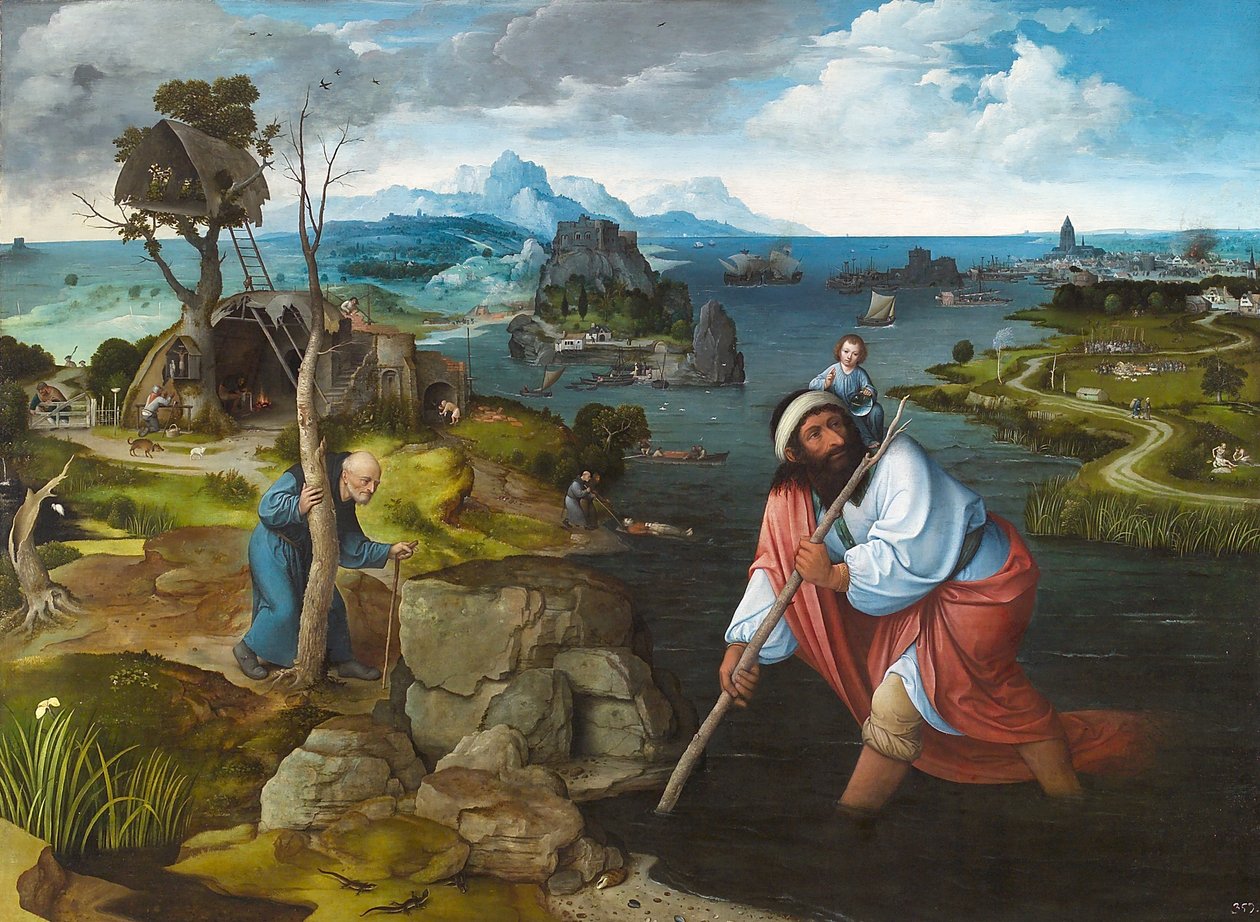 Paesaggio con San Cristoforo, ca 1524 da Joachim Patinir