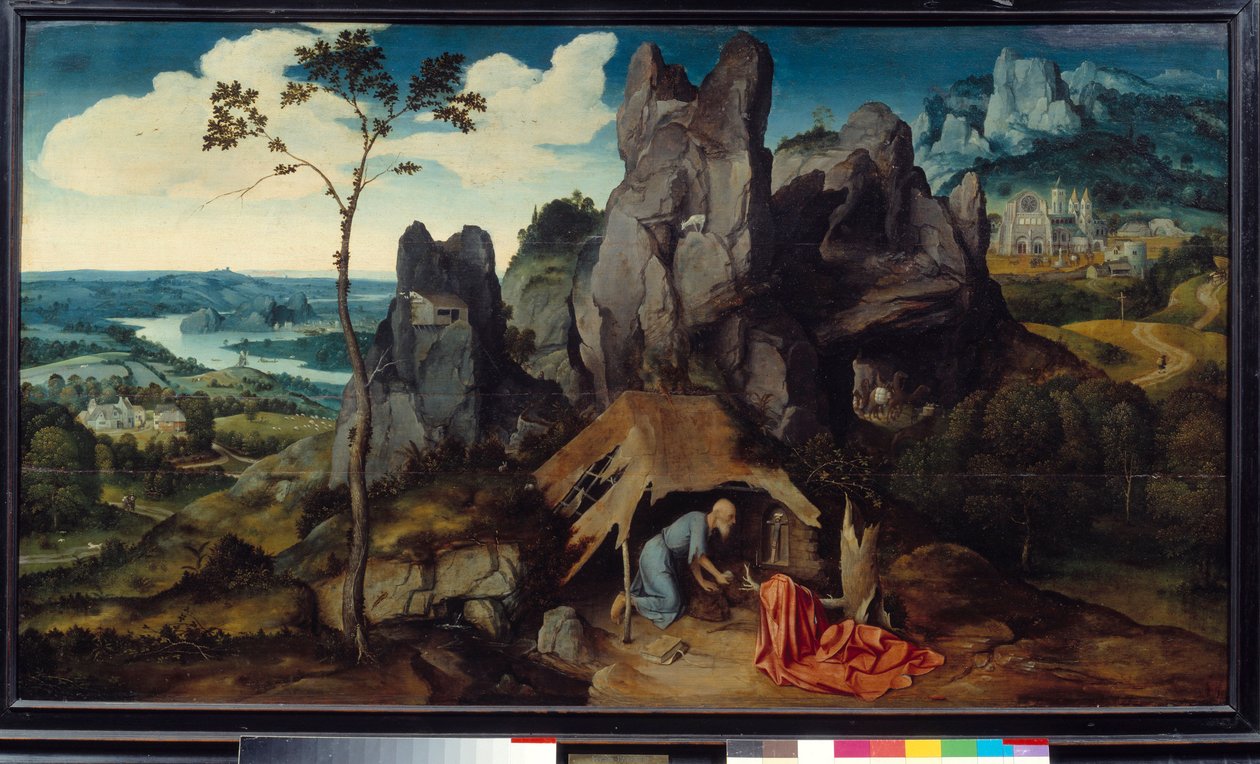 San Girolamo nel deserto da Joachim Patinir