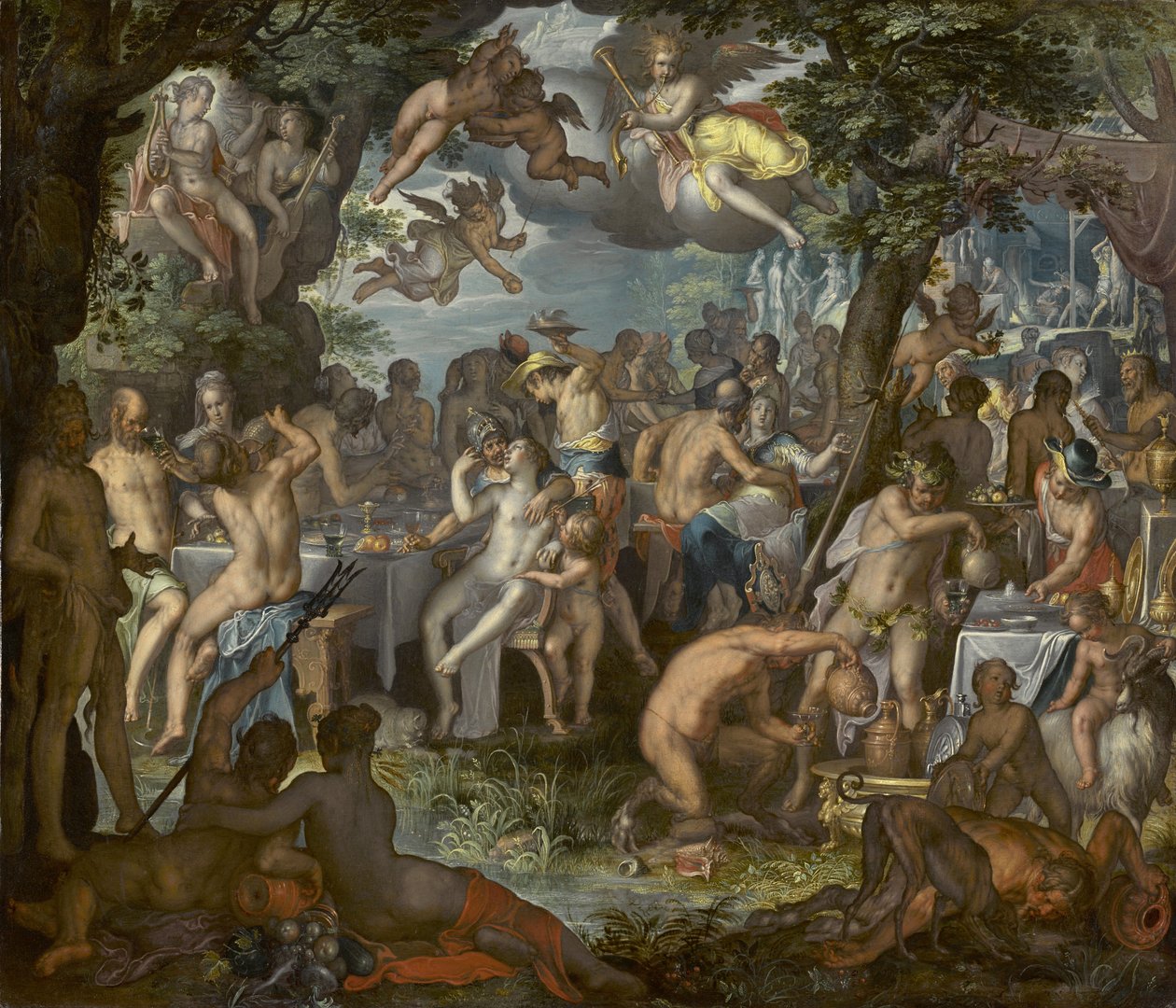 Le Nozze di Peleo e Teti da Joachim Wtewael or Utewael