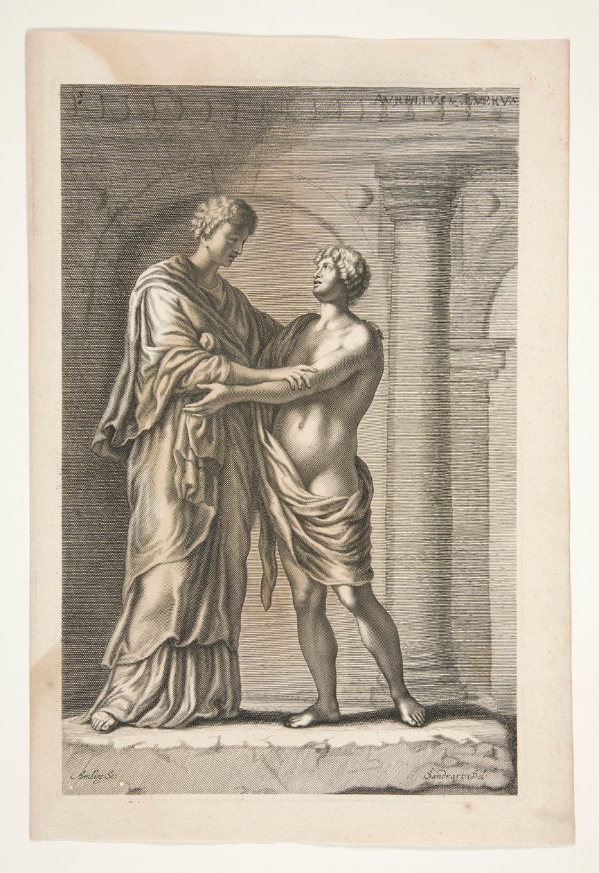 Papirio, da Sculpturae Veteris Admirata da Joachim von Sandrart
