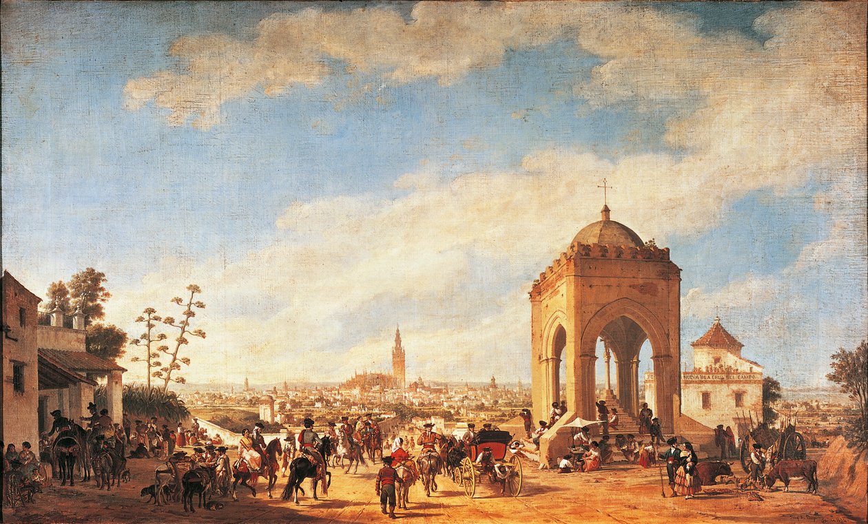 La Cruz del Campo, Siviglia da Joachin Dominguez Becquer