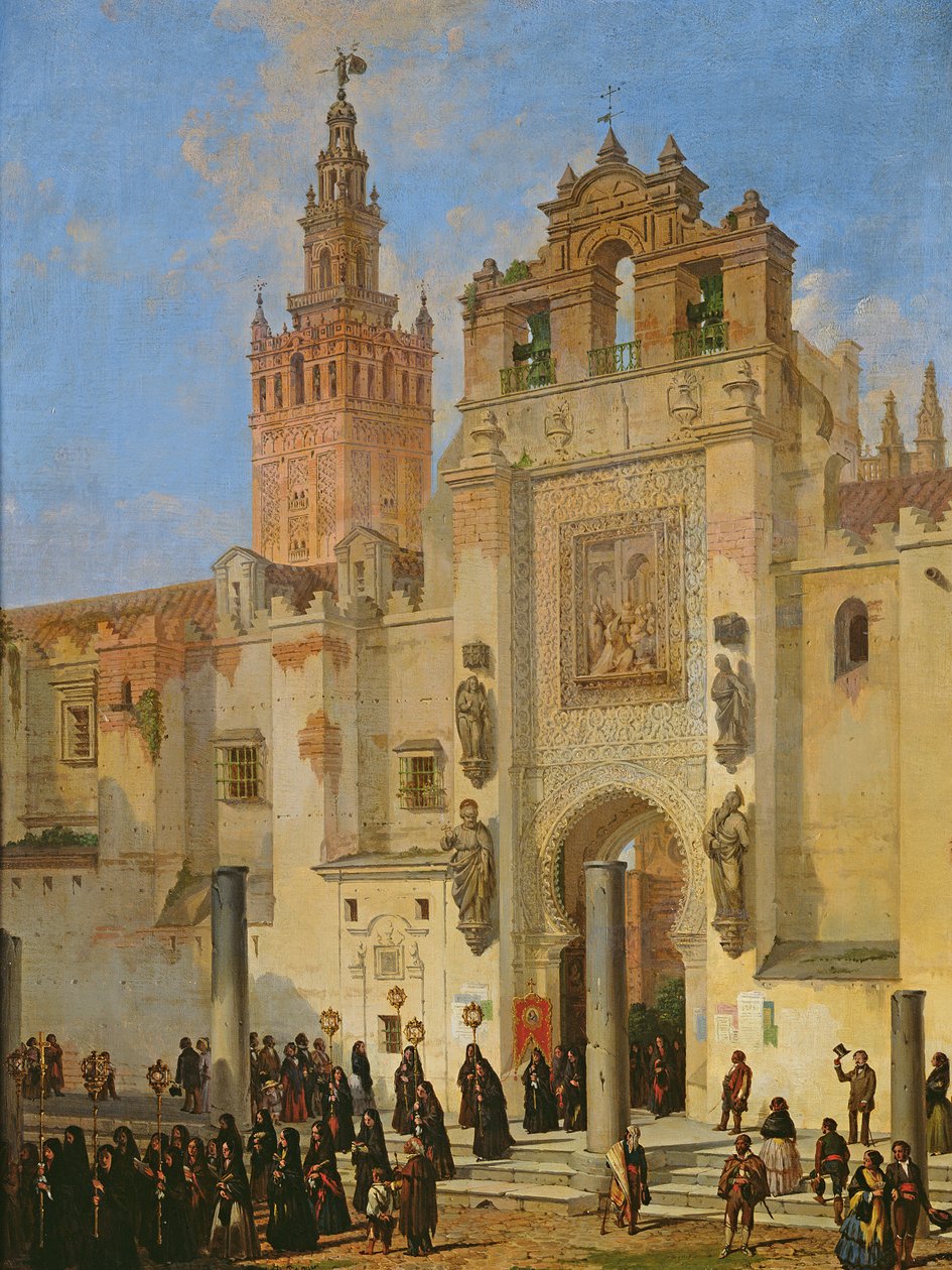 Processione religiosa a Siviglia da Joachin Dominguez Becquer