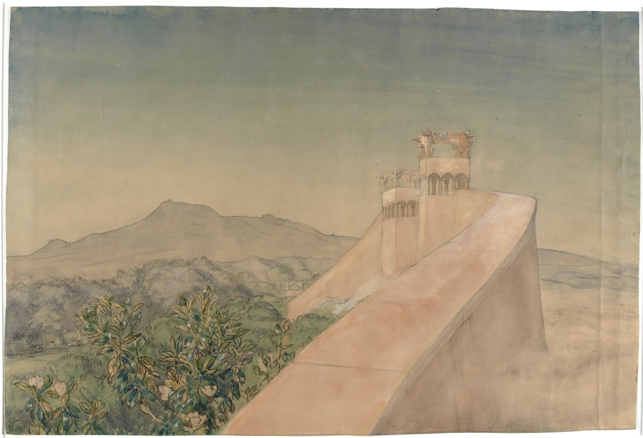 Il muro del paradiso da Joakim Frederik Skovgaard