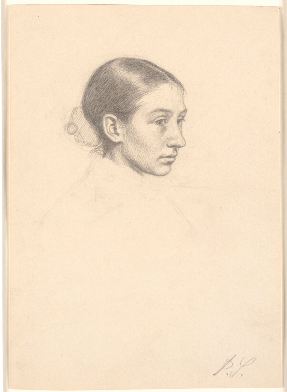 Ritratto di Suzette Kathrine Skovgaard (sposata Holten) da Joakim Frederik Skovgaard