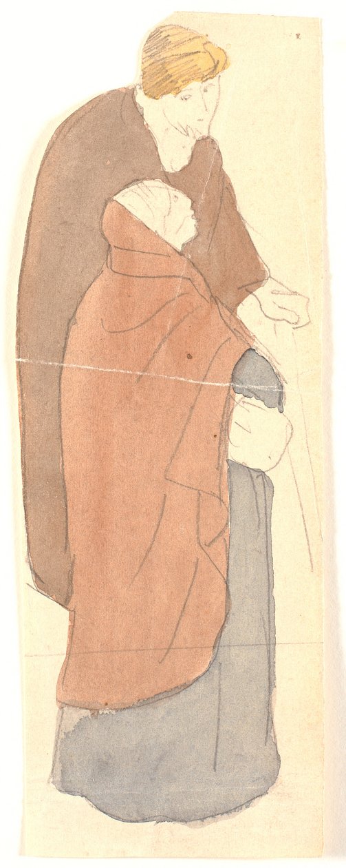 Donna e uomo in piedi da Joakim Frederik Skovgaard