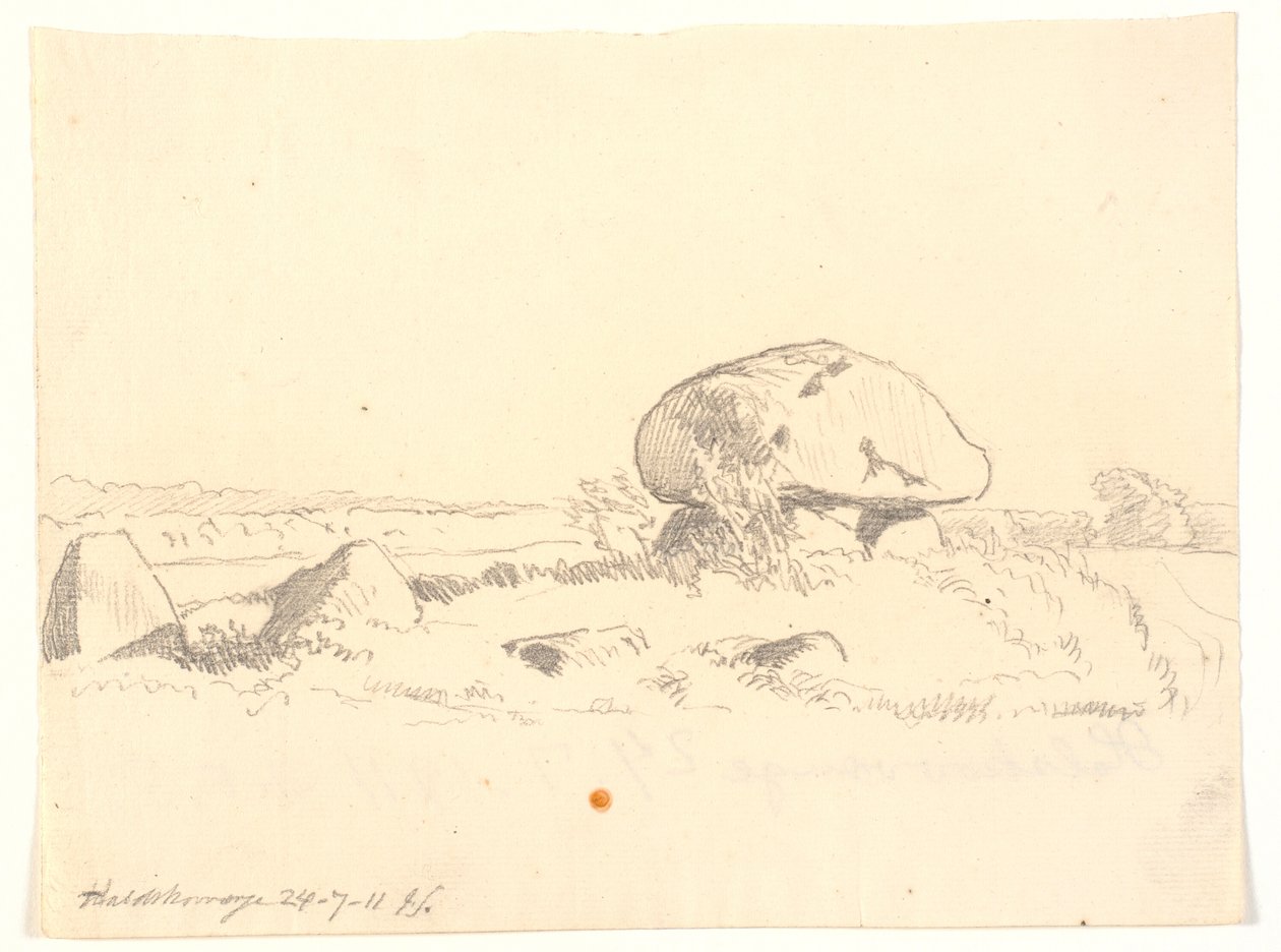 Dolmen. Haldskovvænge da Joakim Frederik Skovgaard