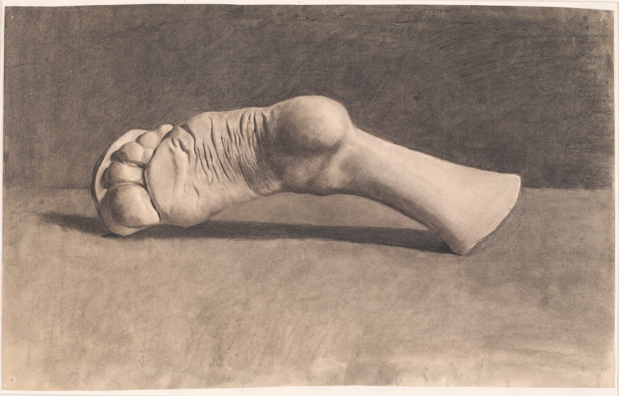 Disegno da gesso. Un piede da Joakim Frederik Skovgaard