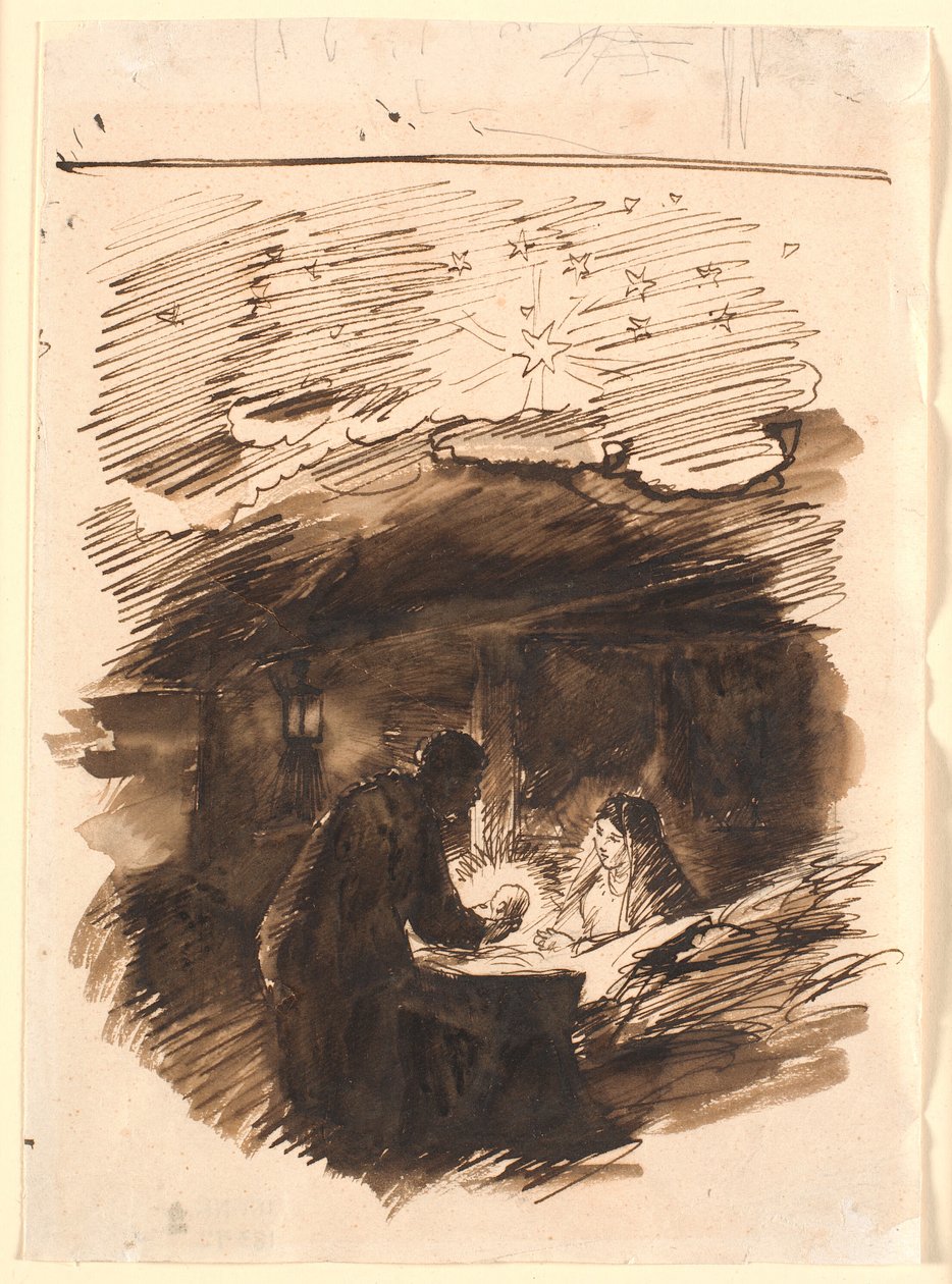 Bozza per "Notte di Natale" da Joakim Frederik Skovgaard