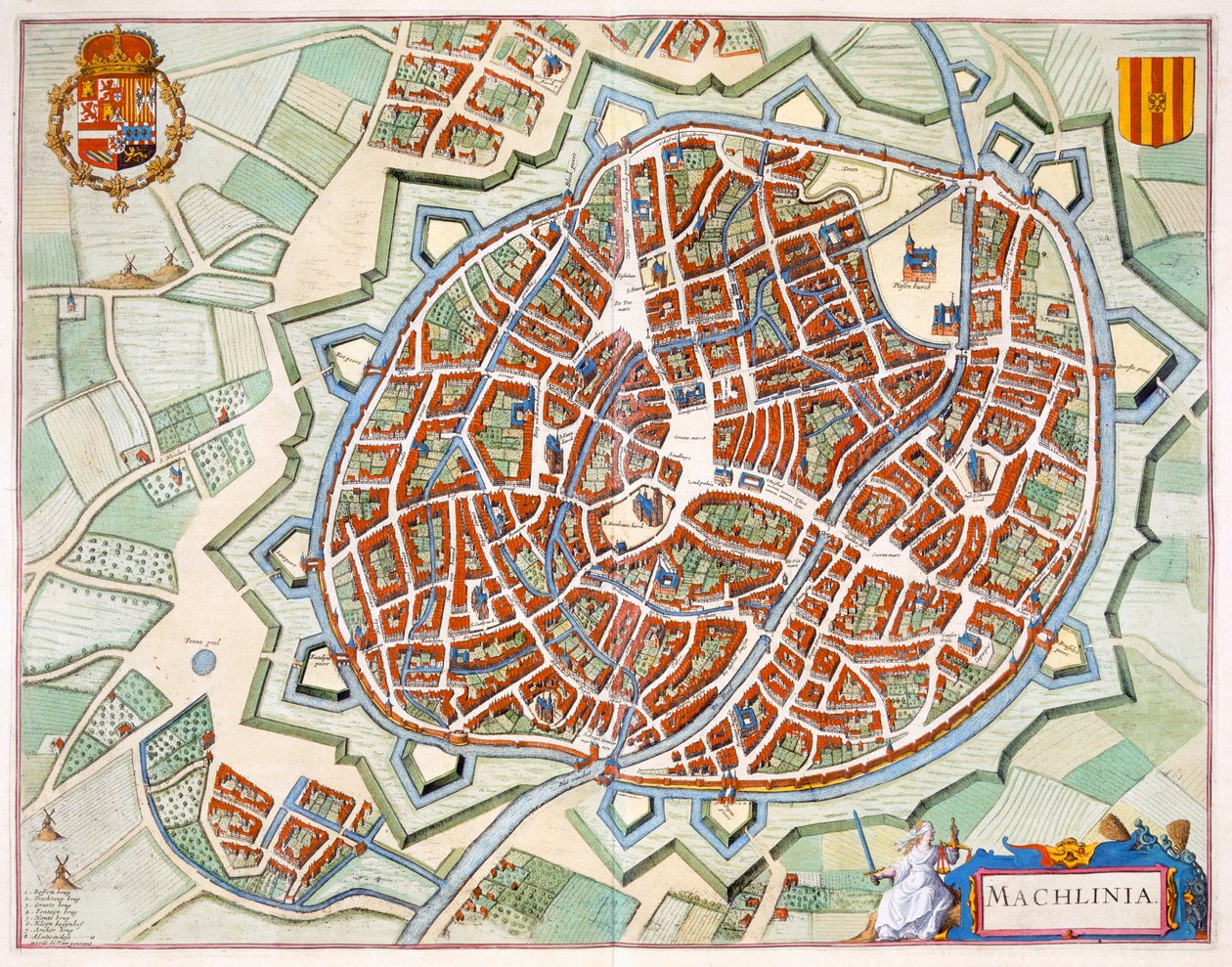 Mechelen, 1649 da Joan Blaeu