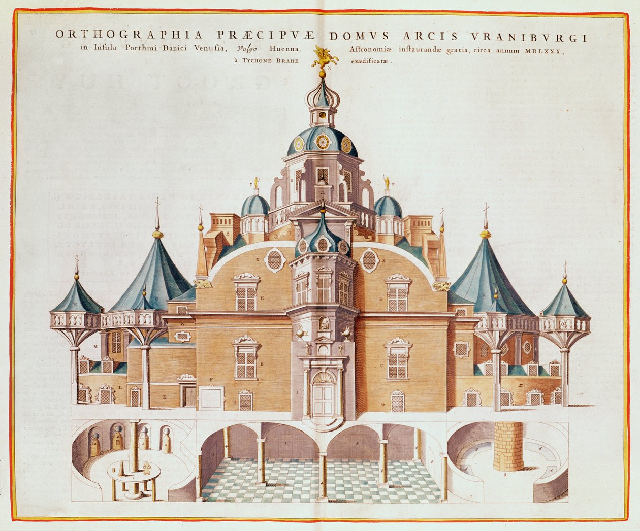 Osservatorio di Tycho Brahe Uraniborg da 