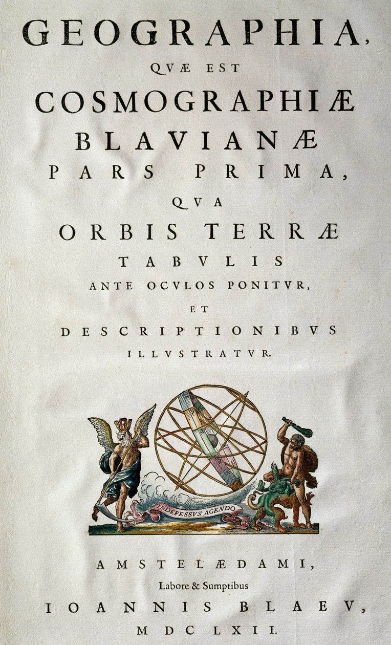 Atlas Maior, sive cosmografphiae Blaviana da Joan Blaeu