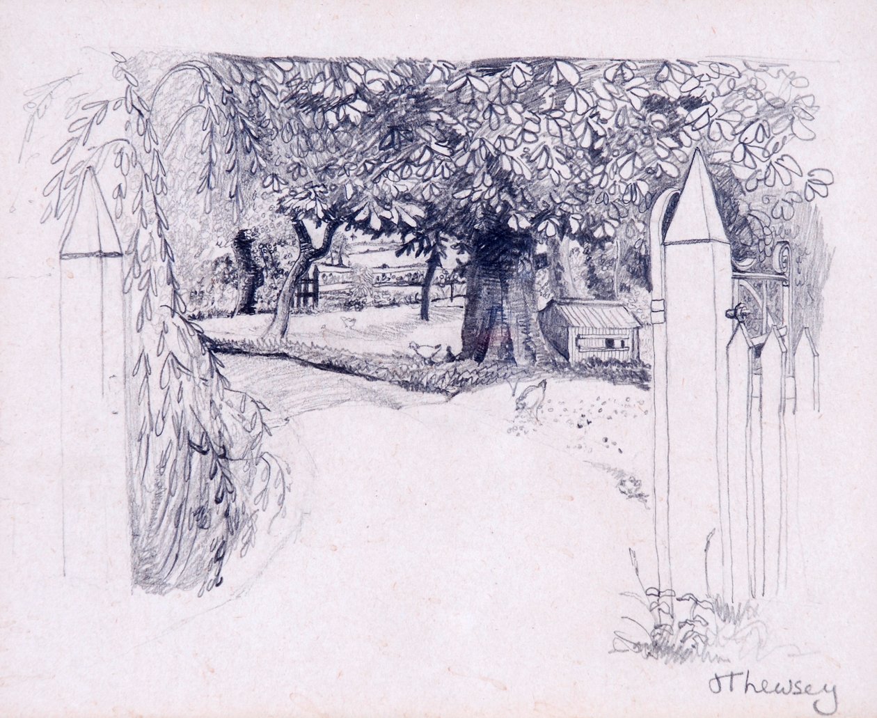 Ingresso alla Fattoria da Joan Thewsey