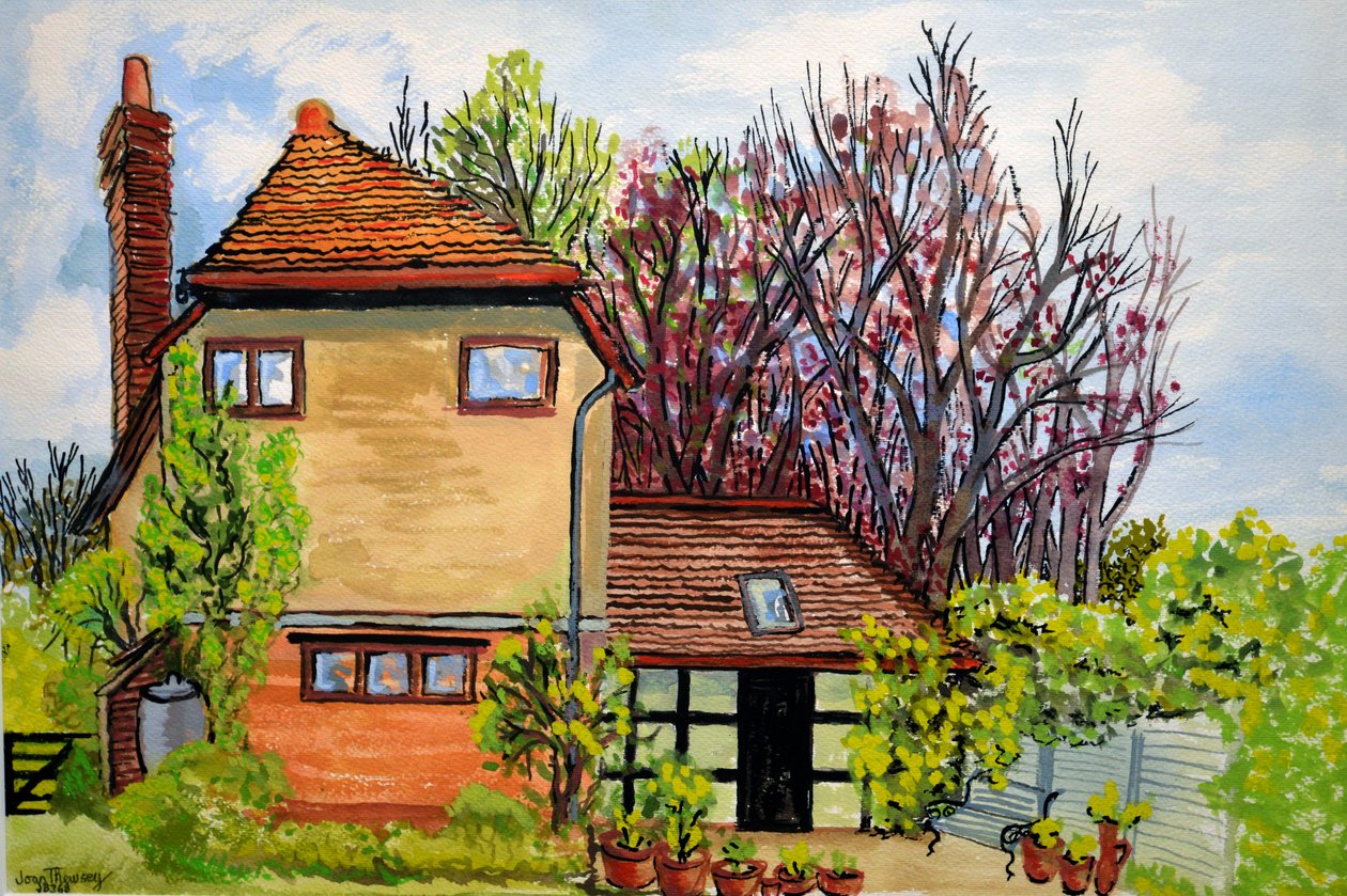 Rose Cottage, Cookham, Lord Astors Farm Cliveden, 2009 da Joan Thewsey