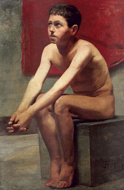 Nudo di ragazza da Joao Batista da Costa