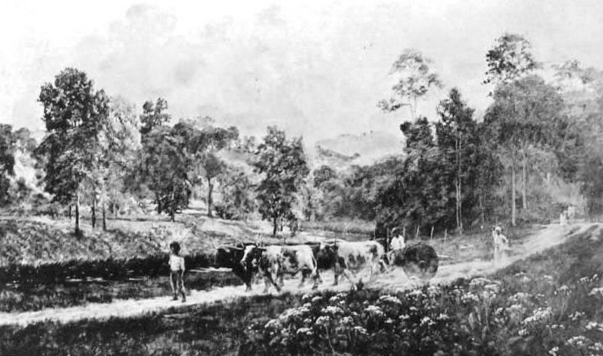 Fine della giornata, Cantagalo, Rio de Janeiro da Joao Batista da Costa