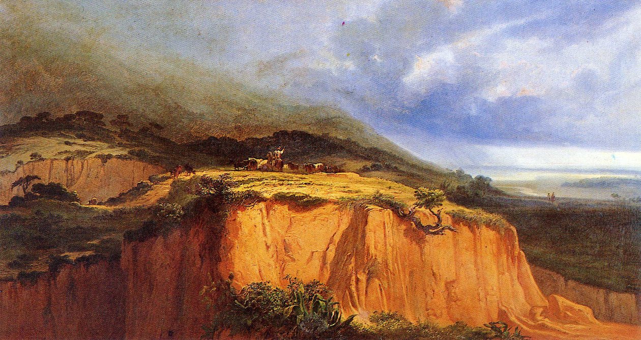 Pittura di paesaggio naturalistico da Joao Cristino da Silva