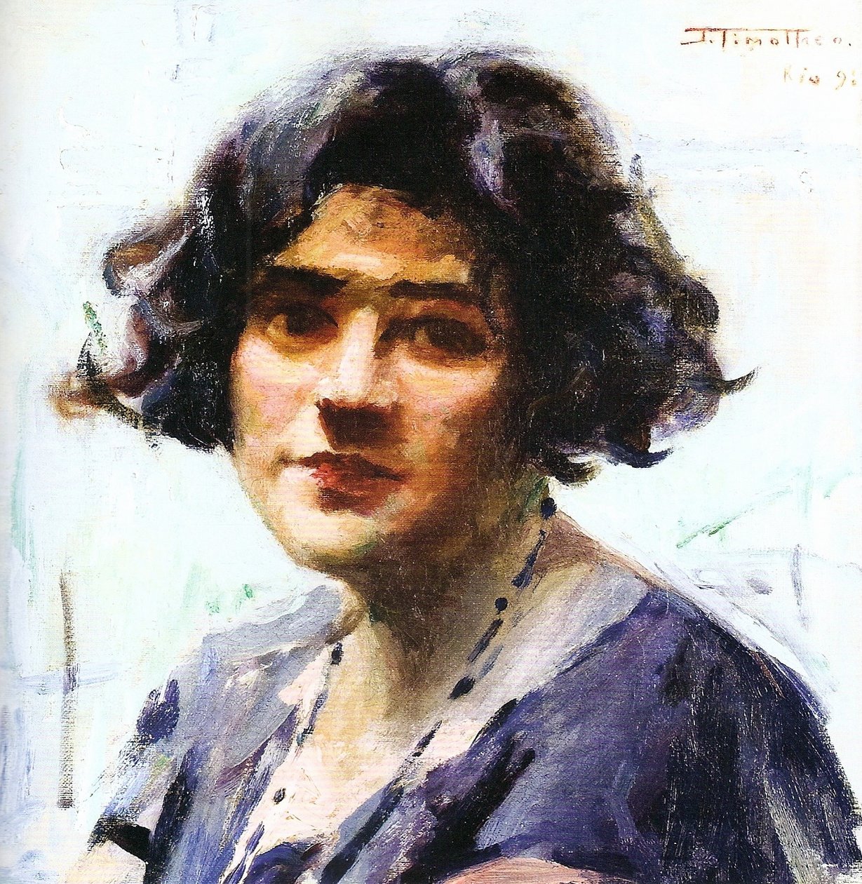 Ritratto di una donna da Joao Timoteo da Costa