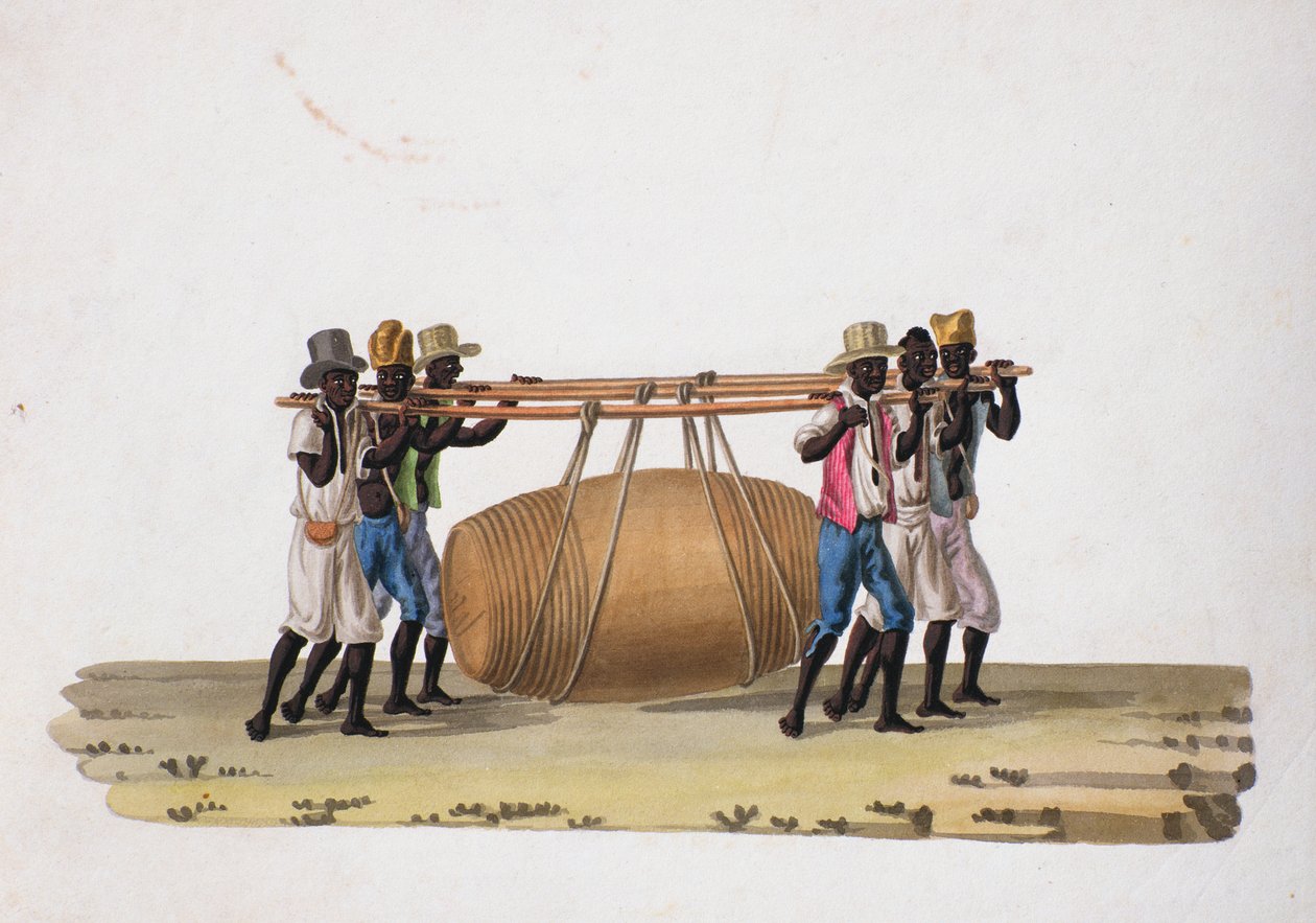 Portatori di vino da Joaquim Candido Guillobel