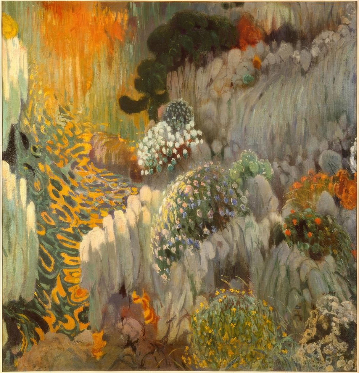 Dipinto orientale (decorazione murale nella Casa Trinxet) da Joaquim Mir i Trinxet