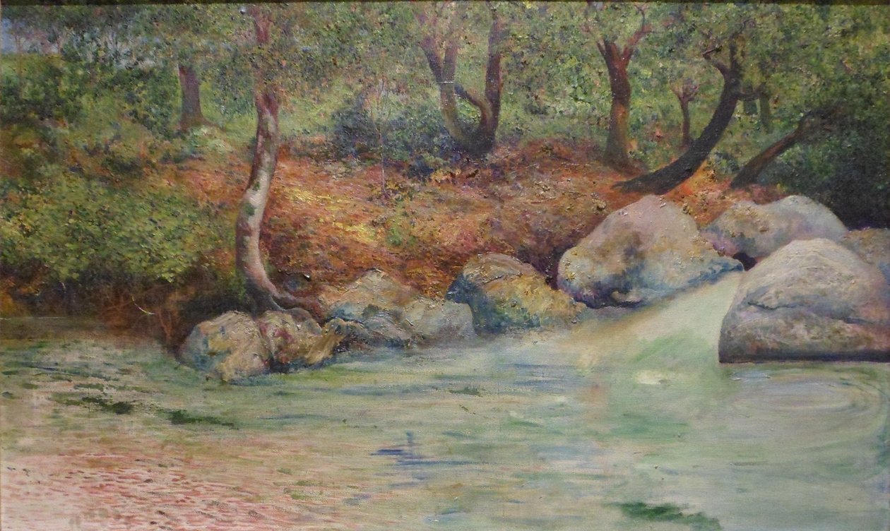 Paesaggio con bosco e fiume da Joaquín Clausell