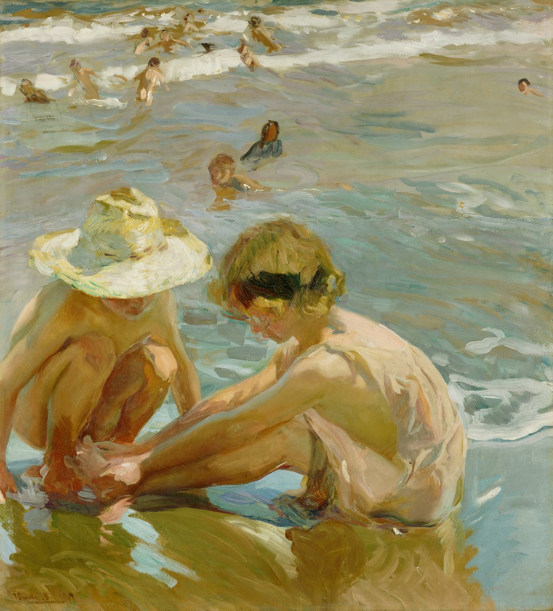 Il piede ferito, 1909 da Joaquín Sorolla
