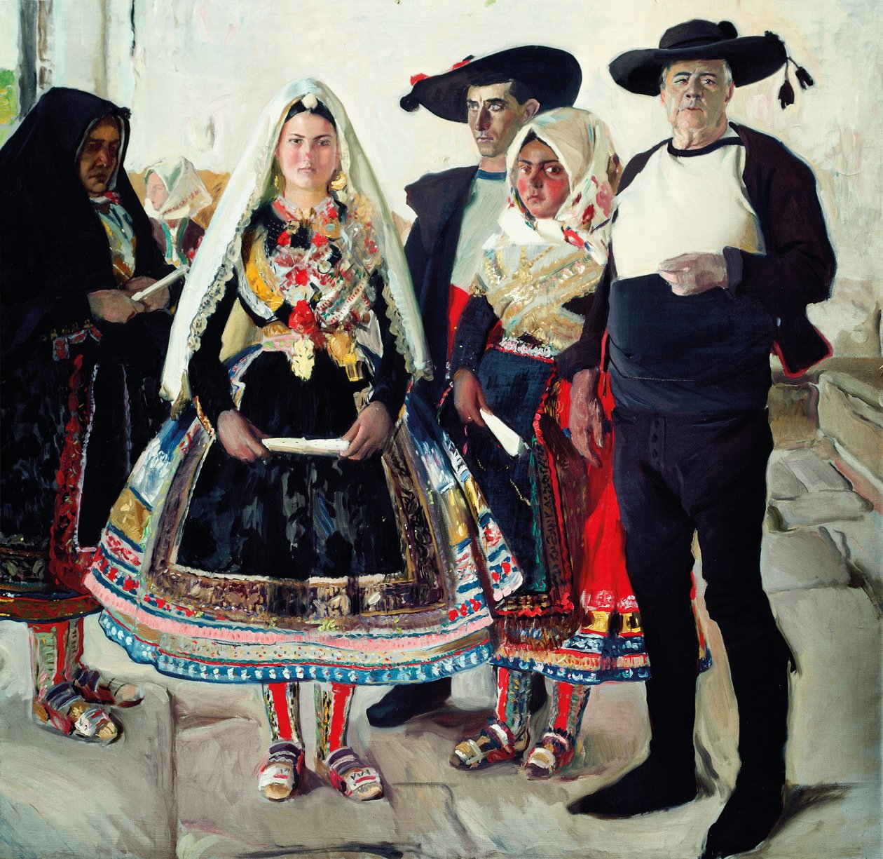 Tipici abitanti di Lagartera o sposa di Lagartera da Joaquín Sorolla