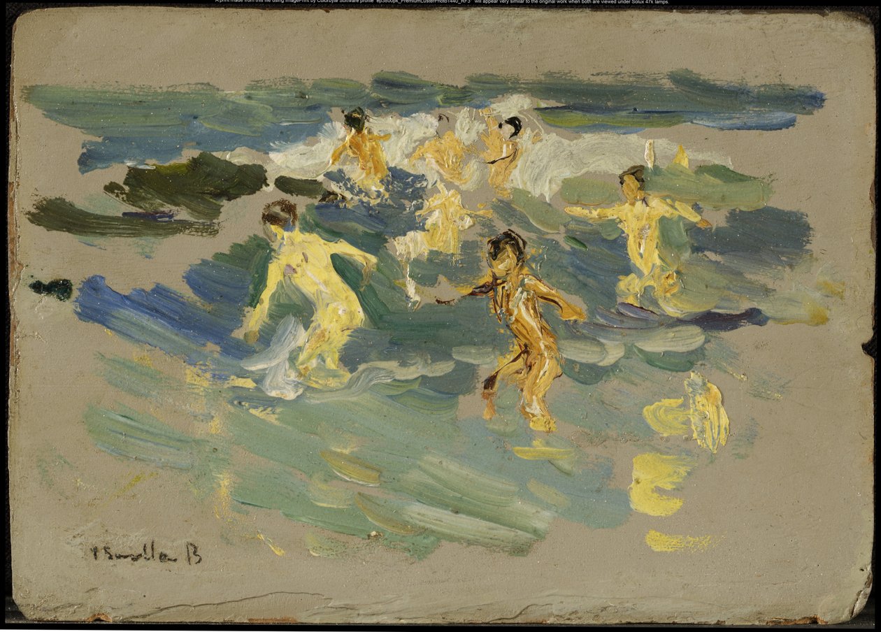 Spiaggia a Valencia da Joaquín Sorolla