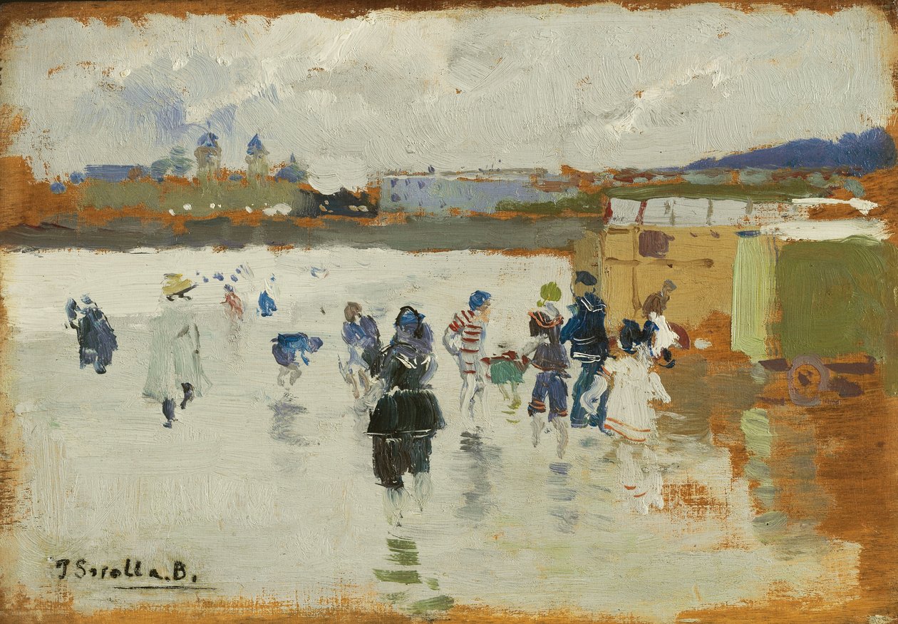 Spiaggia di La Concha, San Sebastián da Joaquín Sorolla