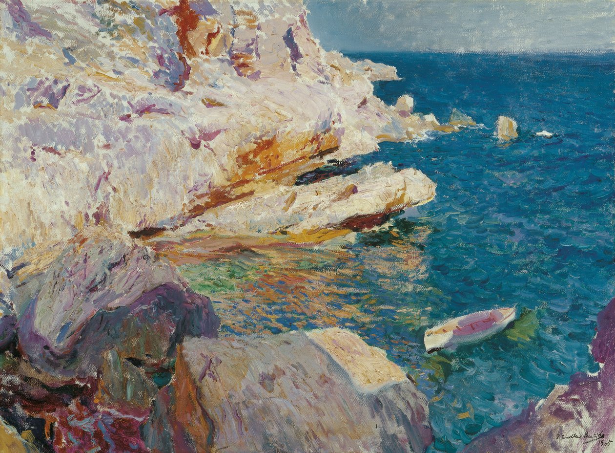 Roccia a Javea da Joaquin Sorolla y Bastida