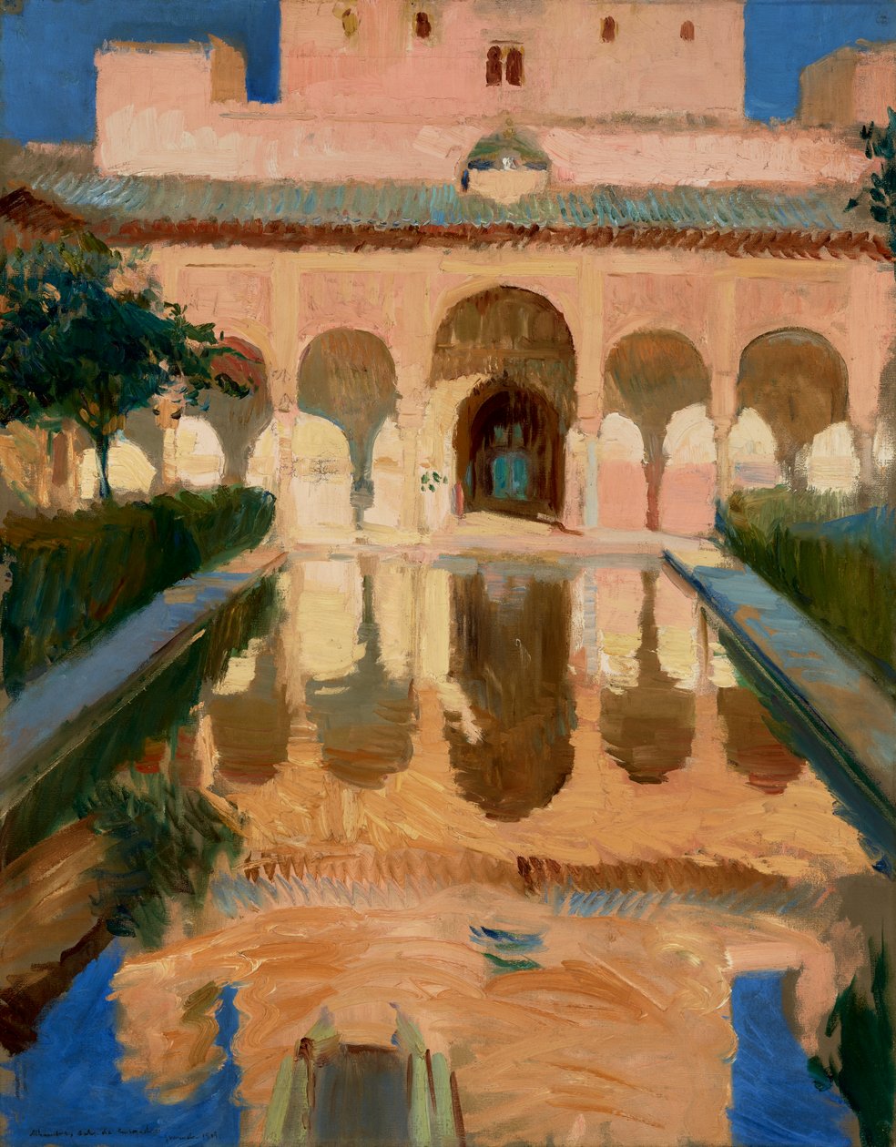 Sala degli Ambasciatori, Alhambra, Granada da Joaquín Sorolla