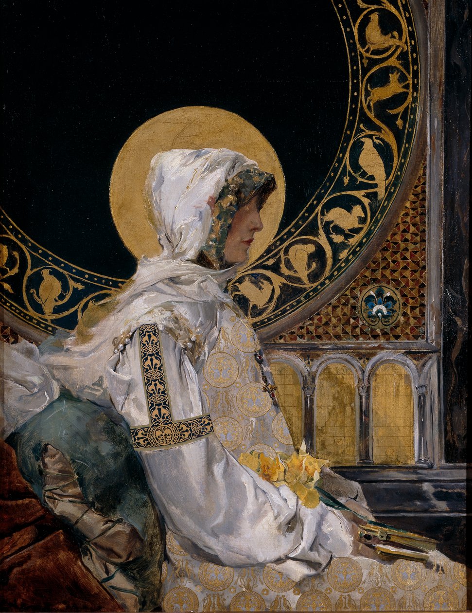 Santa in preghiera da Joaquín Sorolla