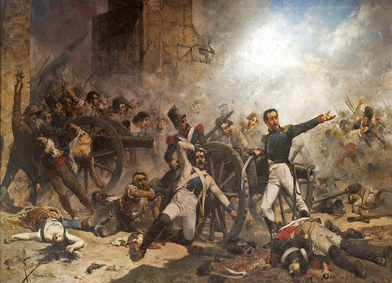 La morte di Pedro Velarde y Santillán da Joaquín Sorolla