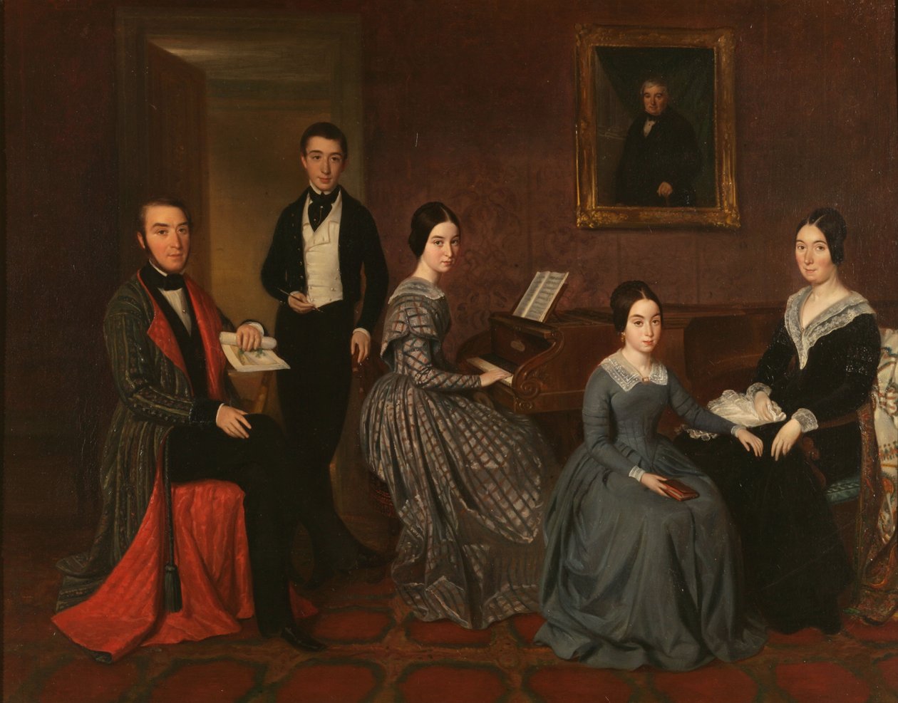 La famiglia di Jorge Flaquer da Joaquín Espalter y Rull