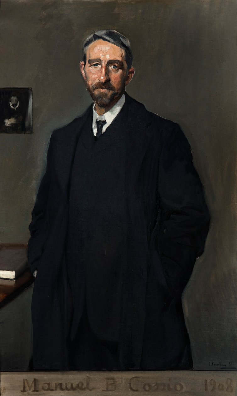Spagnolo: Manuel Bartolomé Cossío Manuel Bartolomé Cossío da Joaquín Sorolla