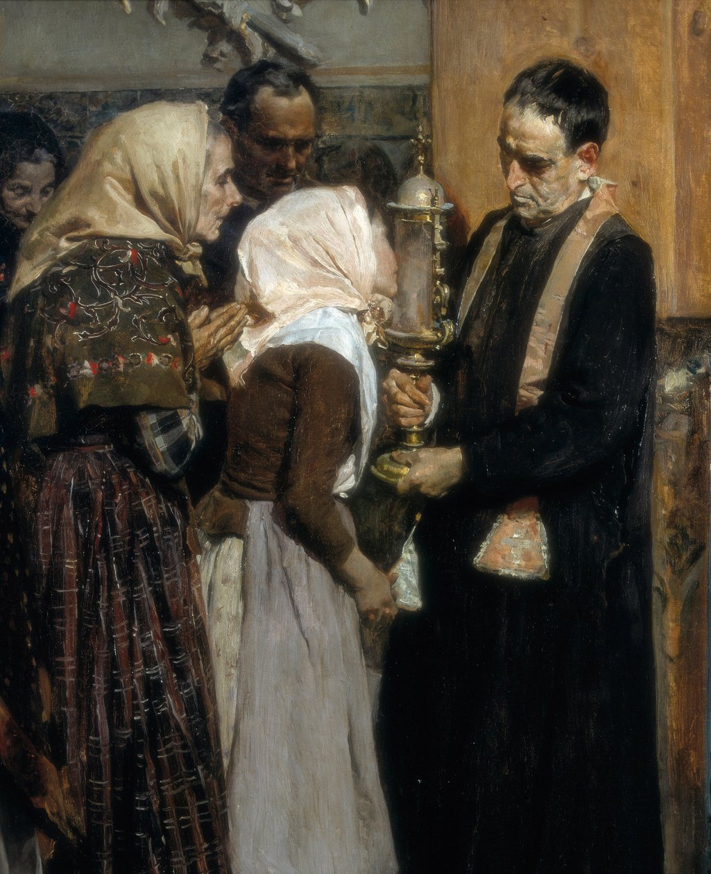 La reliquia (dettaglio) da Joaquín Sorolla