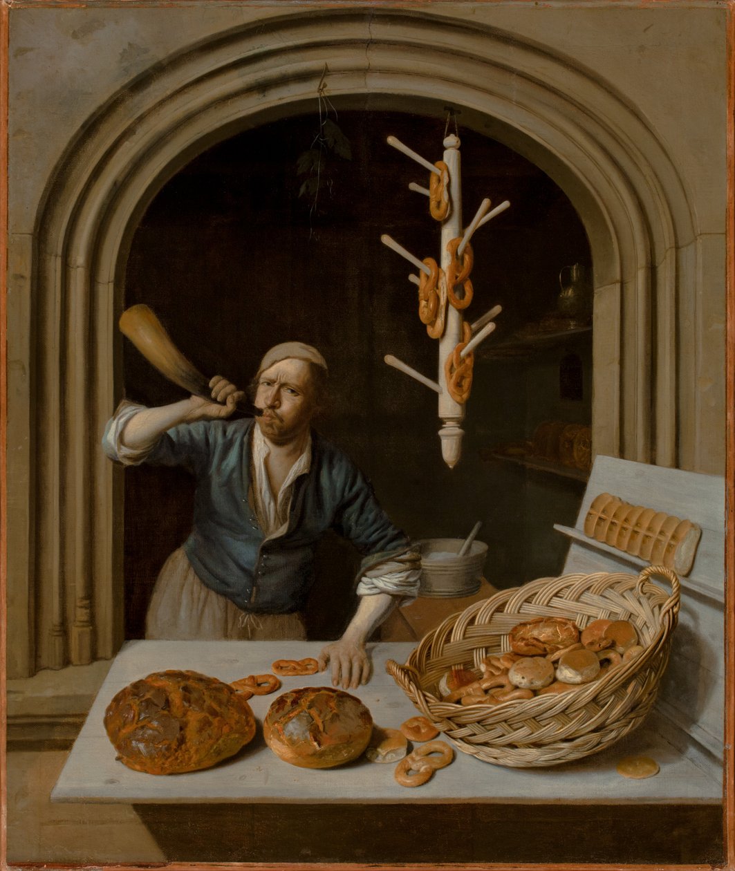 Il fornaio, c.1681 da Job Berckheyde