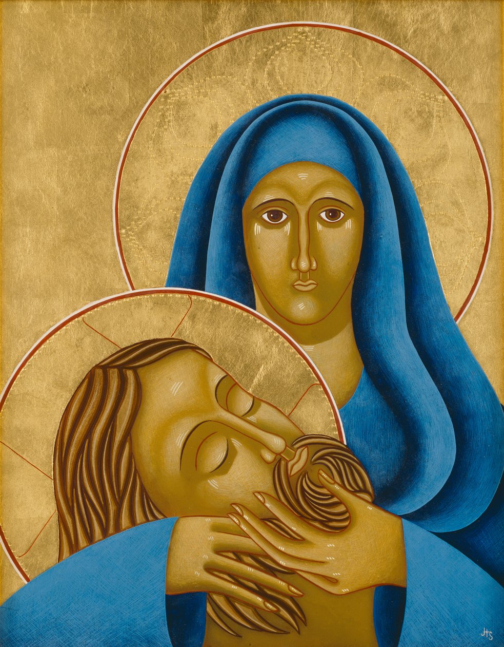 Pietà, 2004 (tempera all