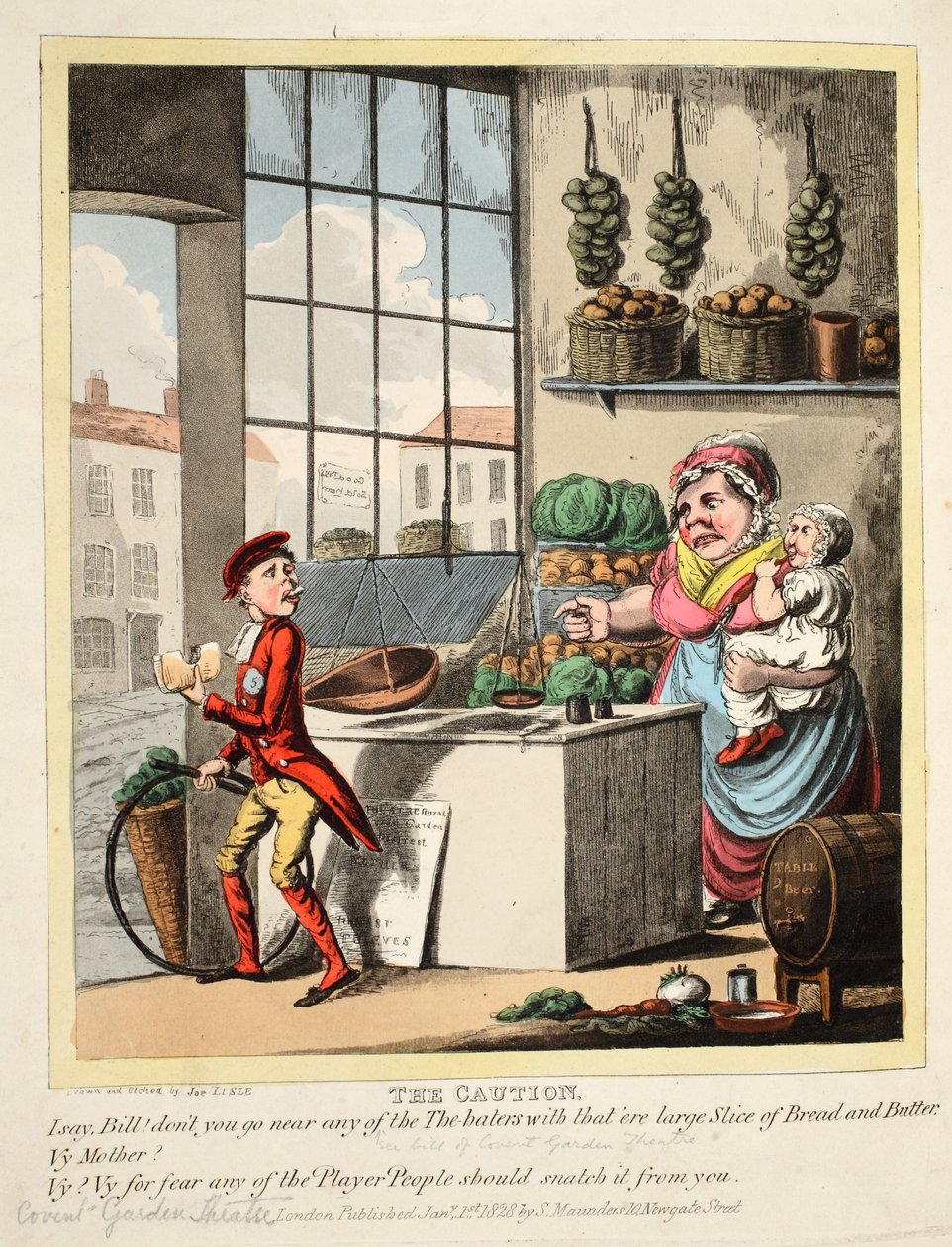 La cautela, pub. 1828 da Joe Lisle