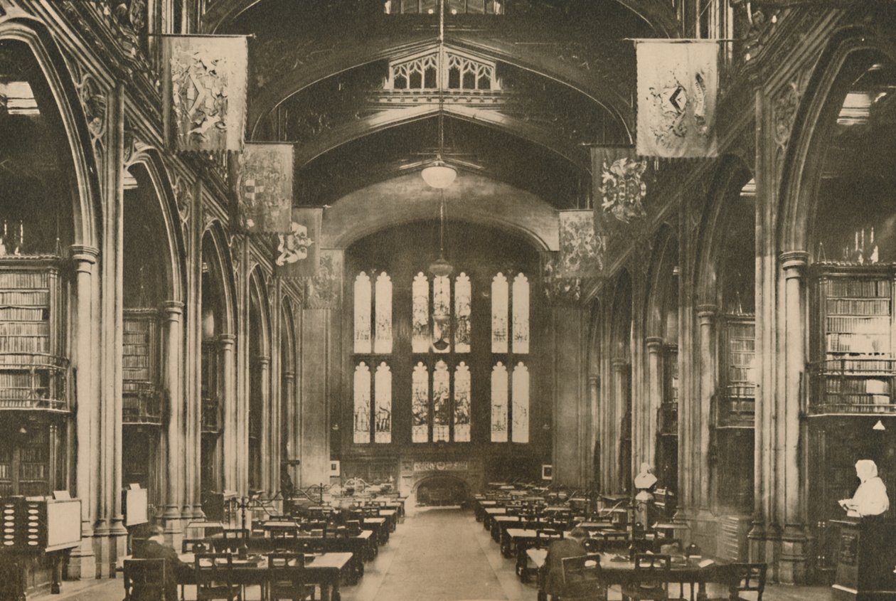 Biblioteca della Guildhall a cui ogni londinese dovrebbe andare, c1935 da Joel