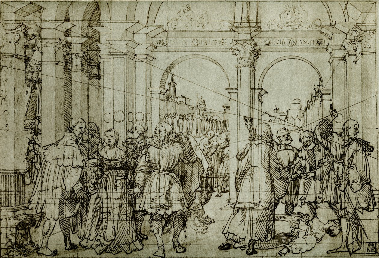 La storia di Lucrezia da Joerg the Elder Breu