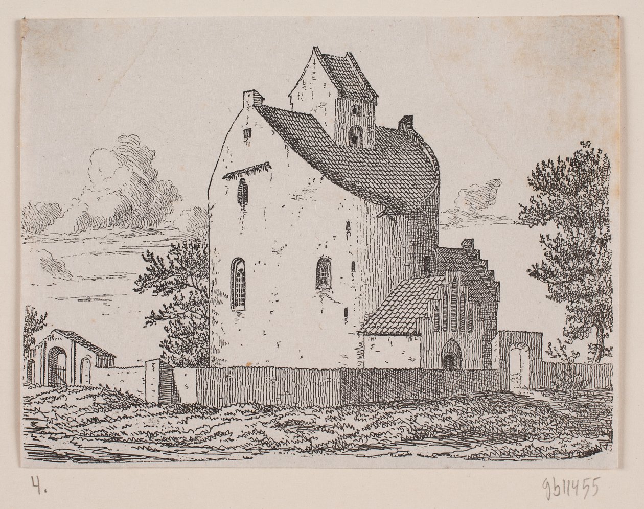 Chiesa di Bjernede da Johan Aagaard