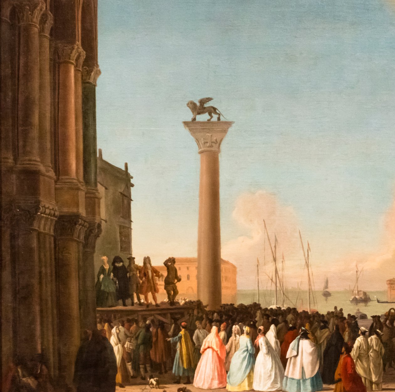 Veduta della Piazzetta, Venezia, 1730-35 circa (olio su tela) da Johan Anton Richter
