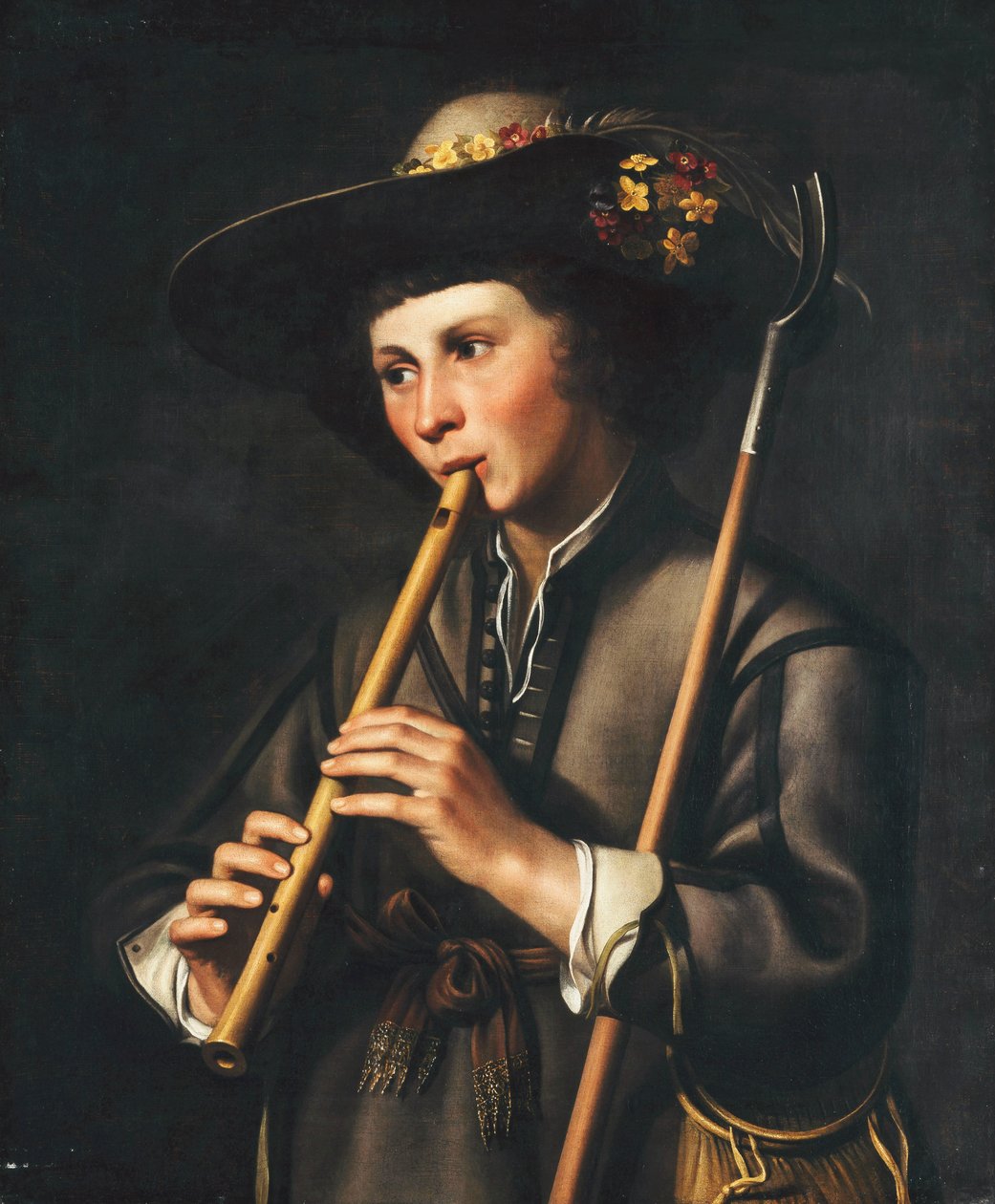 Un Pastore che Suona il Flauto da Johan Baeck